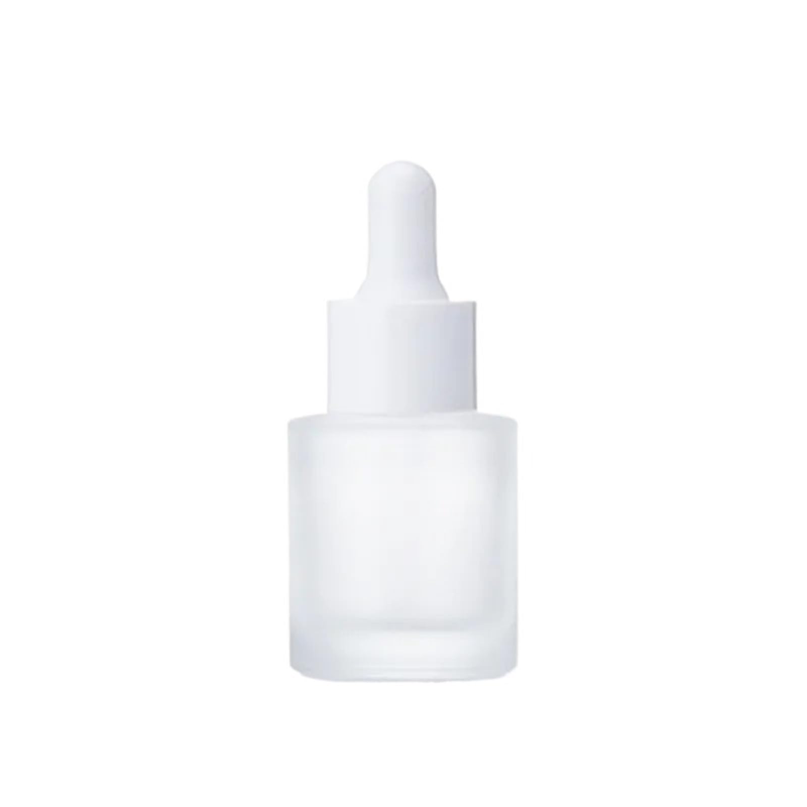 TRRYUIP Mini Pipette Dropper Bottle 2pcs 20ml Empty Frosted/Clear Glass Dropper Bottle Aromatherapy Liquid For Essence Pipette Refillable Contain(GREY)