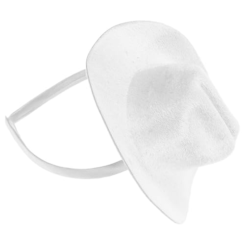 Bandeau chapeau de cowboy blanc pour sublimer votre déguisement de fête western