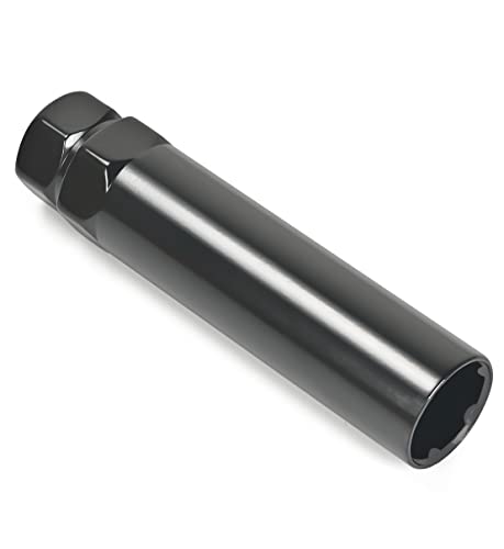 AUTOPTIM 6 Spline Lug Nuts Socket Key - 17mm Hex Socket for Small Diameter Lug Nuts (M12X1.5 M12x1.25 1/2" x20) 6 Point Tuner Key Tool 1pc by AUTOPTIM - Used condition - US$8.09
