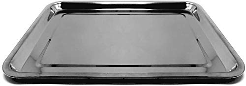 Space Home, Set of 2 Serving Trays, Rectangular Trowel Dish, Stainless Steel, Universal Plate, Rectangular Bakeware for Oven - Image 4