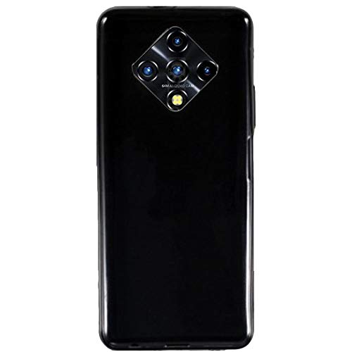FLYME for infinix Zero 8 Case, Flexible Scratch Resistant Non-Slip Shockproof Cover Soft TPU Rubber Slim Fit Case,Black