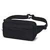 Bum Bag Fanny Pack Men Women Large Capacity,Waterproof Bumbags with Adjustable Belt,Waist Bag for Outdoors Running Walking Hiking Jogging (Black)