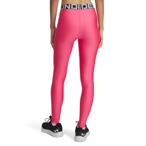 Under Armour Damen UA HeatGear Legging Rosa L – Ansicht 2