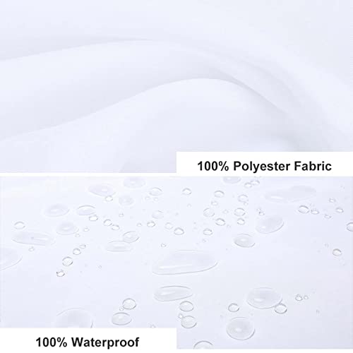 Tapis de bain antidérapant et rideau de douche lot de 4 pour éviter les inondations - 8