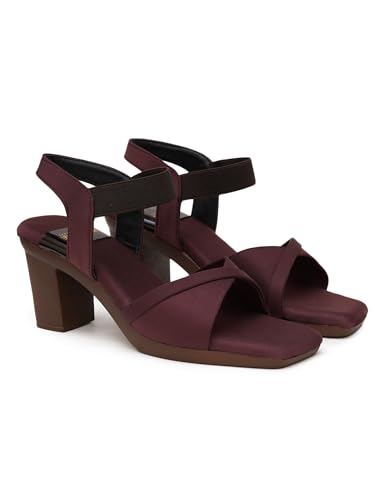 Image of Women's Shimmerstep Heel Sandal Comfortable Cushioned Footbed Adjustable Straps Anti-Slip Outsole Stylish & Elegant Design For Girls /Ladies