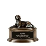 Perfect Memorials Custom Engraved Beagle Figurine Cremation Urn