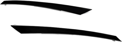 Miniatura 4 de PIT66 Parrilla de Malla para Parachoques Delantero del Capó Moldura + 2 Piezas Tapa de Párpado Ceja Compatible con Honda Civic Type-R Estilo