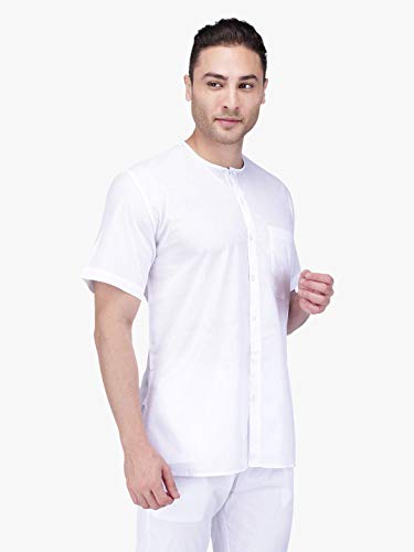 Image of Rajubhai Hargovindas Men's Cotton Superfine Front Open Kurta