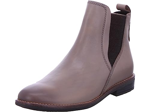 Bottines Chelsea en cuir femme Marco Tozzi pour enfiler sans effort