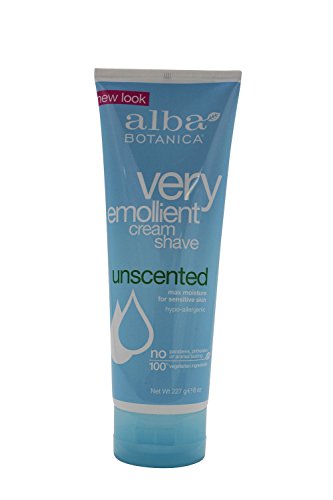 Alba Botanica: Very Emollient Cream Shave Unscented, 8 oz (8 pack)
