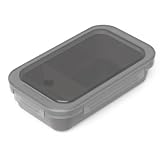 アスベル 弁当箱 パッキン一体型 ランタス WTL-800 800ml グレー 冷凍可 抗菌 1段
