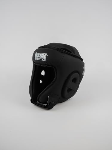 Casque de boxe junior noir Metal Boxe pour sports de combat jeunesse