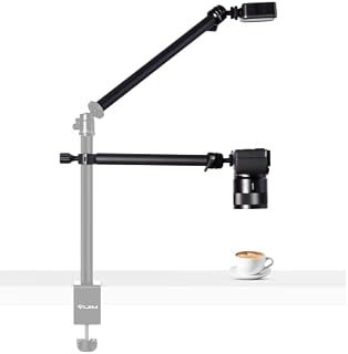 VIJIM LS04 Flexible Arm Auxiliary Holding Arm, Detachable 2-Section Magic Arm for Any Camera Desk Mount, Cameras, Lights and More, Multi Mount Accessory