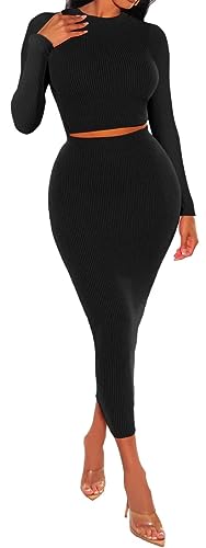 Xuan2Xuan3 Women's Dresses Fall Long Sleeve Snake Printed Zipper Neck Knit Bodycon Evening Party Long Dress