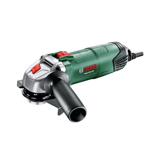 Bosch Home and Garden amoladora angular PWS 700-115 de Bosch (701 W, diámetro de disco: 115 mm, en caja)