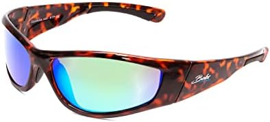 Coyote FP-69 Polarized Floating Sunglasses for Women & Men in Tortoise Brown/Green Mirror | Floatable Sunglasses Fishing