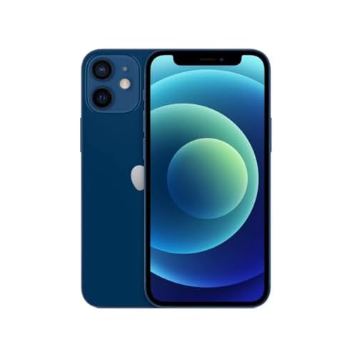 Apple iPhone 12 Mini, 64GB, Blue – Unlocked (Renewed)
