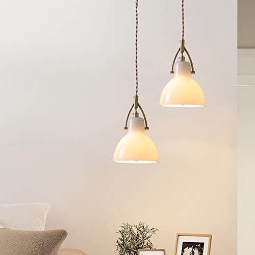 Lámpara de techo de vidrio para iluminación colgante de cocina moderna 6
