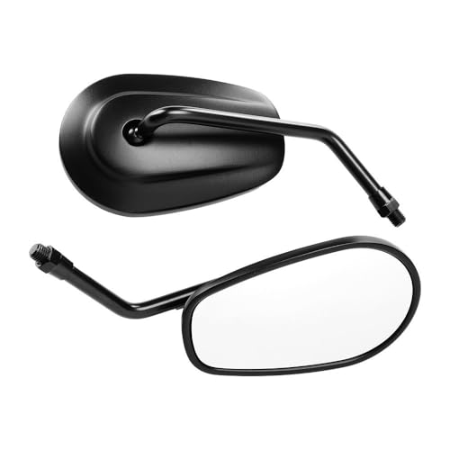Rétroviseurs moto M10 universels anti-vibration en aluminium robuste
