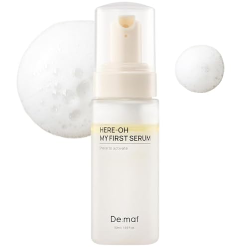 Here-Oh My First Hydrating Serum with Hyaluronic Acid | Facial Serum for Glowing Skin & Skin Barrier Repair | Korean Serum for Dry Skin & Sensitive Skin (1.69 fl oz)