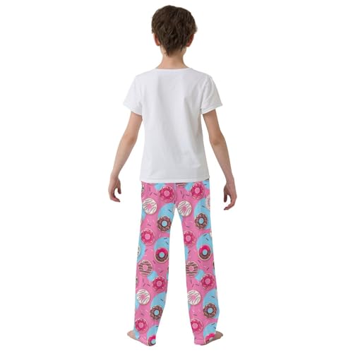 Colorful Sweet Donuts Boys Pajama Pants Pajama Bottoms Soft Sleep Pjs Lounge Pants M3