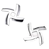 Stainless Steel Sharp Grinding Cutting Blade Replacement for Food Grinder Attachment #5 Size, Work...