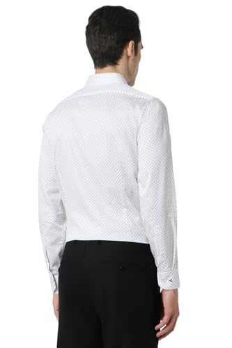 Image of Van Heusen Formal Shirt for Men | Cotton | Print | Slim Fit | Full Sleeves