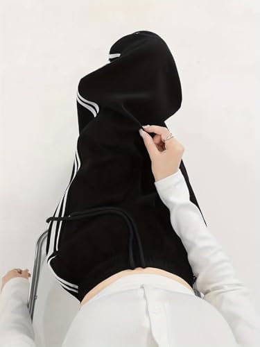 dockstreet ONESOPEN Black Cotton Jogger Pants Black and White Jogger - Image 5