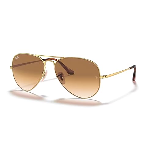 Ray-Ban Aviator Metal II RB3689 Aviator Sunglasses for Men for Women +BUNDLE with ACCESSORY EYEWEAR KIT