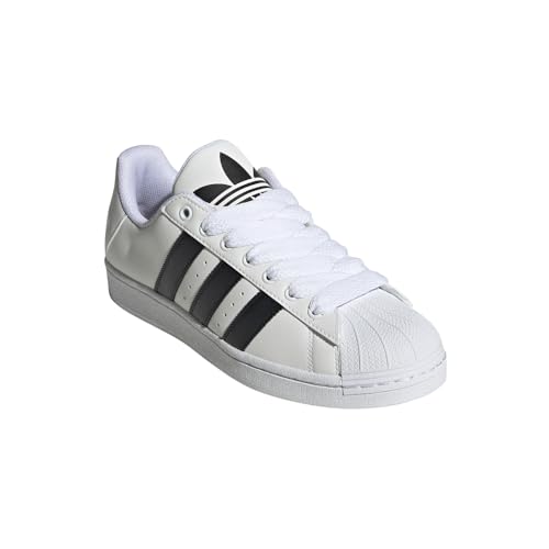 adidas Mens Originals Superstar Lace Up Sneakers Shoes Casual - White2