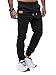 Imagen de KUNJLELP Pantalones Casual Hombre Pantalón de Cargo Algodón Largos Elásticos Jogging Pants con Bolsillos