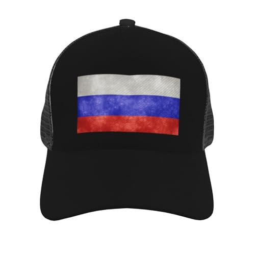 Flag of Russia Mesh Baseball Cap - Classic Adjustable Peak Cap, Trucker Hat for Men & Women2