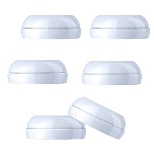 Image of Replacement Screw Rings Screw Collars for Philips Avent Natural Baby Bottles, Pack of 6