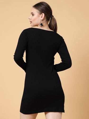 Image of Rigo Women Fleece Hooded Sweatshirt Dress