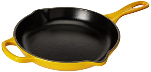 Image of Le Creuset Enameled Cast Iron Signature Round Skillet, 9 inch, Nectar