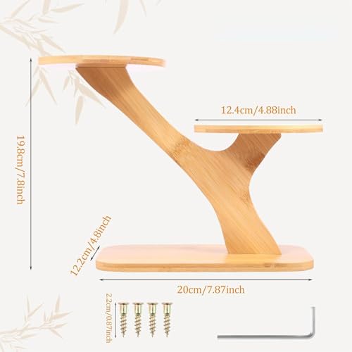 Support de plante en bois compact pour casser le manque d'espace intérieur - 6