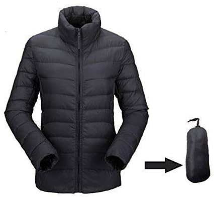 JJMG Women's Packabe Ultra Light Weight Down Coat Short Jacket Outwear Blazer
