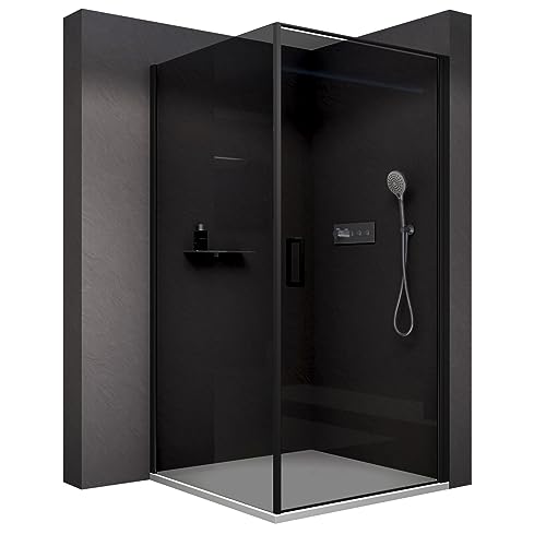 BERNSTEIN Duschkabine 90x90cm Höhe 195cm Eckdusche Fronteinstieg...