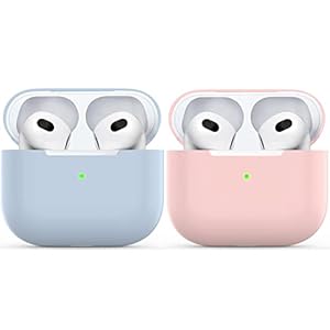voor Airpods 3 hoes, beschermende ultradunne zachte siliconen schokbestendige antislip bescherming accessoires…