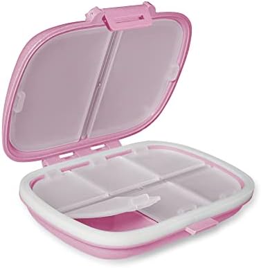 8 Compartments Pill Organizer, Pill Box, Pill Case, Pill Container, Medicine Organizer, Weekly Pill Organizer, Pill Dispenser, Travel Pill Box, Pill Box 7 Day, Vitamin Organizer, Daily Pill Organizer