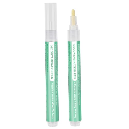2 bolígrafos blanqueadores para ropa 5 ml sin lavado barra blanqueadora portátil para viajes.