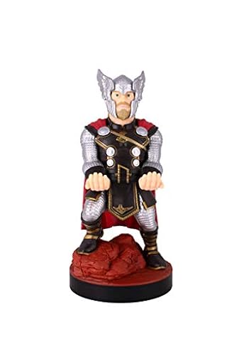 Cableguys Marvel Thor Soporte Mando y Movil - Figuras Soporte para movil y Mando, Compatible con Xbox, PlayStation y la mayoría de mandos estándar, Accesorios Escritorio para Setup Gaming | Ya disponible en tu tienda friki favorita! En mundofriki.es! Cableguys Marvel Thor Soporte Mando y Movil - Figuras Soporte para movil y Mando, Compatible con Xbox, PlayStation y la mayoría de mandos estándar, Accesorios Escritorio para Setup Gaming | Ya disponible en tu tienda friki favorita! En mundofriki.es!