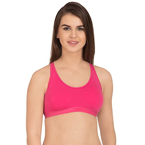 Image of Tweens - Lightly Padded Sports Shaper Bra - Wirefree - Racerback - Removable Pads - Sports Bra
