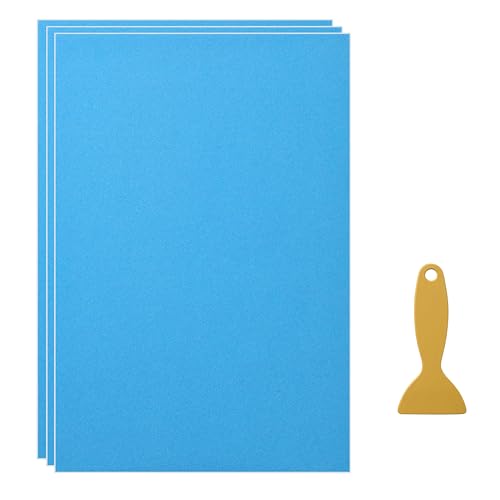 GLOCTO Rhinestone Magic Flock for Rhinestone Templates Stencil Sticky Flock 12x8 3sheet Hotfix Tape 3sheet