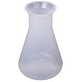 matraz kitasato 250 ml Hecho de plastico en blanco puro, cuerpo conico.