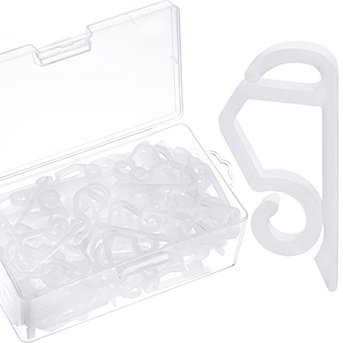 Marsui Christmas Light Clip Outdoor Gutter Hook Weatherproof Outdoor Light Clip Holiday Light Clip for Christmas Decoration String Light (180, White)