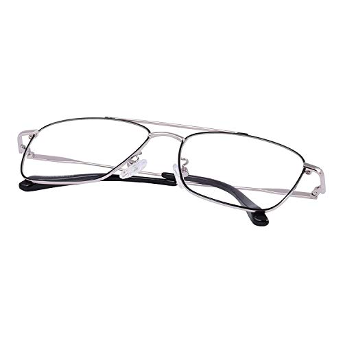 Image of Roshfort Men and Women Wonder Metal Full Rim Square Shape Eyeglasses Anti Reflective Eyewear Spectacles Frame