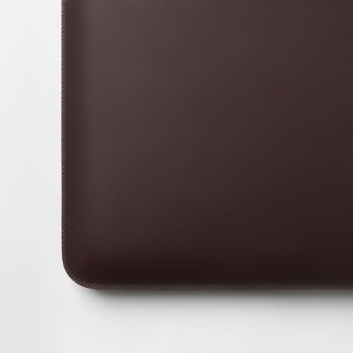 Image of CONTACTS 13-13.3 inches Laptop Sleeve Compatible for MacBook Pro /MacBook Air and All Other laptops Under 13.3 inch Pu Leather - Brown