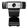 Logitech C930e Business Webcam, Appel Vidéo Full HD 1080p/30ips, Correction/Mise au Point Automatiques, Zoom 4X, Volet de Protection, Skype Business, WebEx, Lync, Cisco, PC/Mac/Portable/Macbook/Chrome Noir