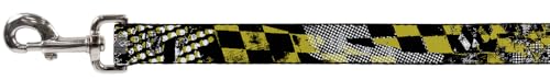 Laisse graphique design damier vert Buckle Down pour animaux
